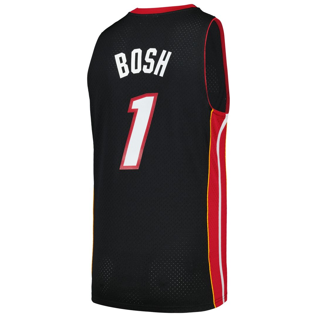 Chris Bosh Miami Heat Mitchell & Ness 2012/13 Hardwood Classics Swingman Jersey - Black