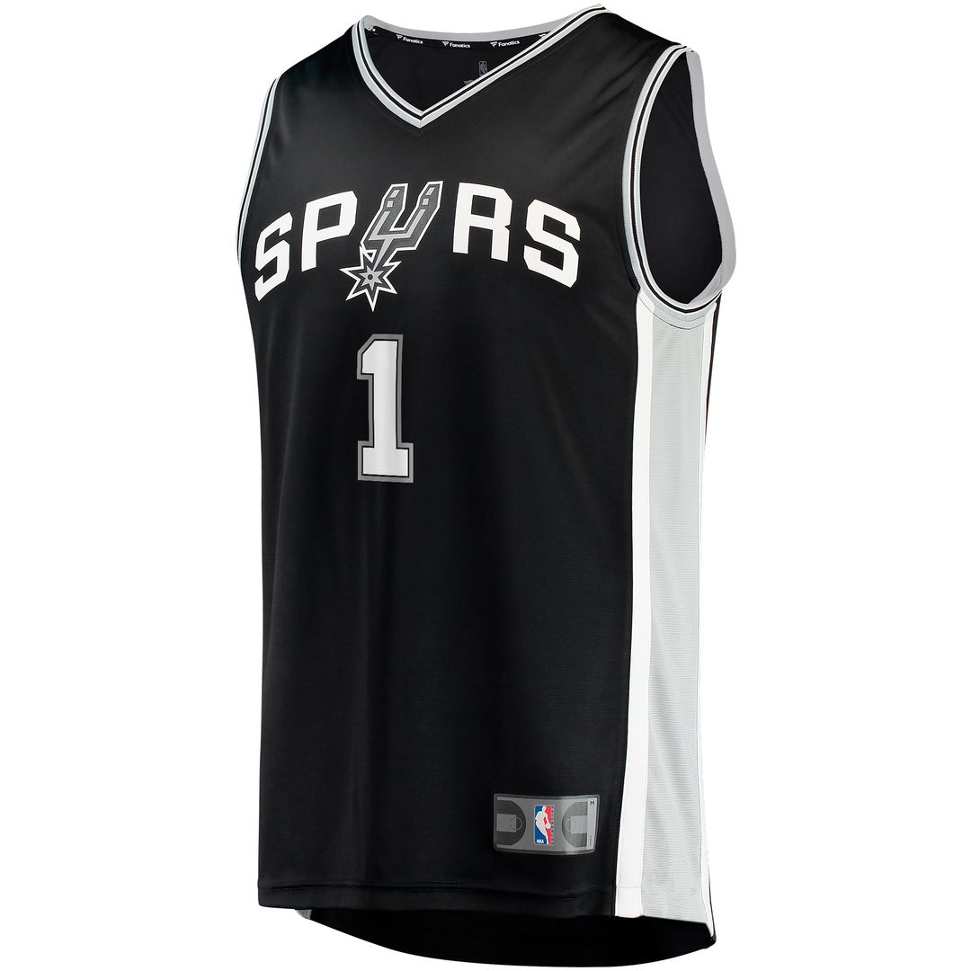 Victor Wembanyama San Antonio Spurs Fanatics Fast Break Replica Jersey - Icon Edition - Black