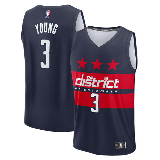 Trae Young Washington Wizards Fanatics Fast Break - Statement Edition - Navy