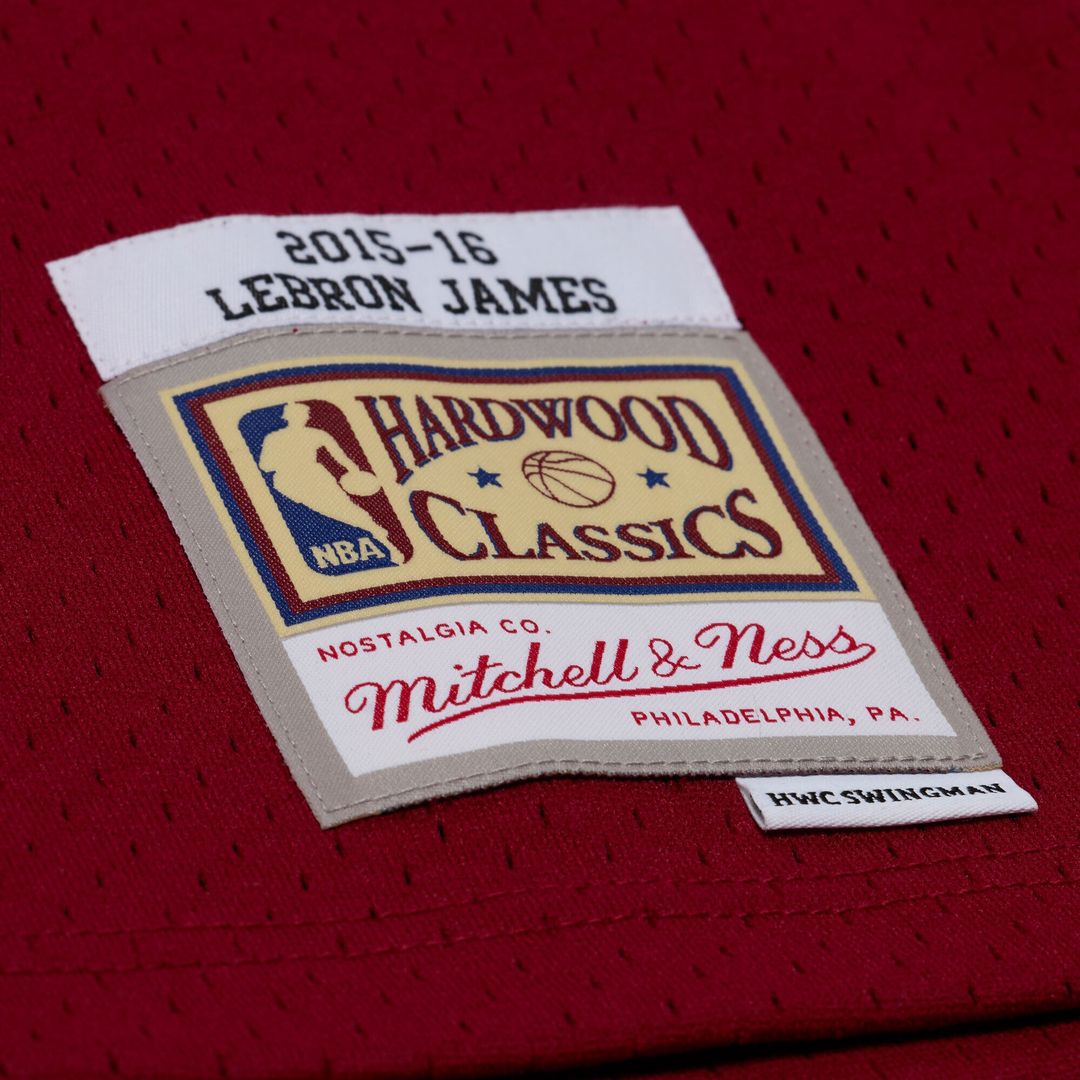 LeBron James Cleveland Cavaliers Mitchell & Ness 2015 - 16 Swingman Jersey - Wine