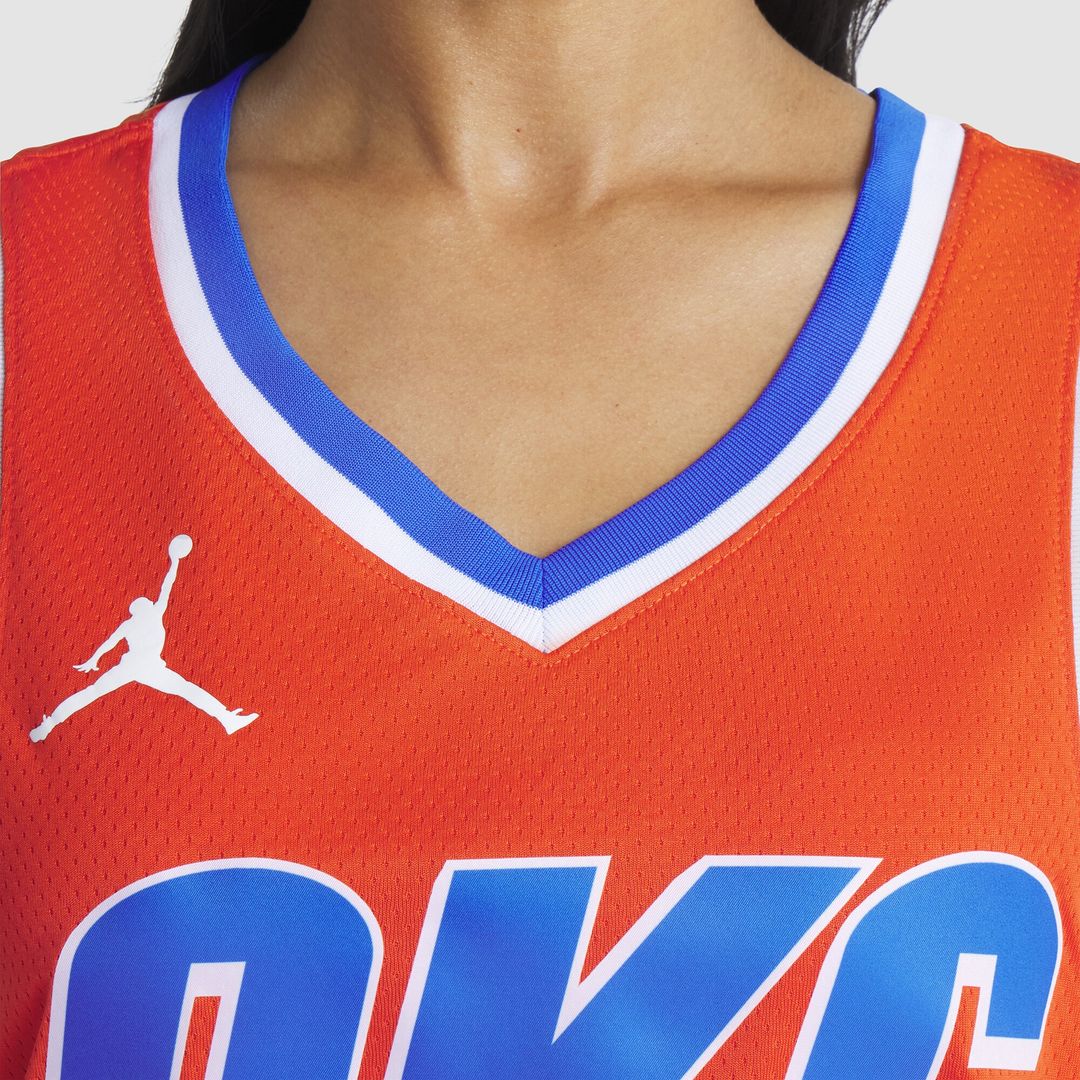 Shai Gilgeous - Alexander Oklahoma City Thunder Jordan Brand Unisex Swingman Jersey - Statement Edition - Orange