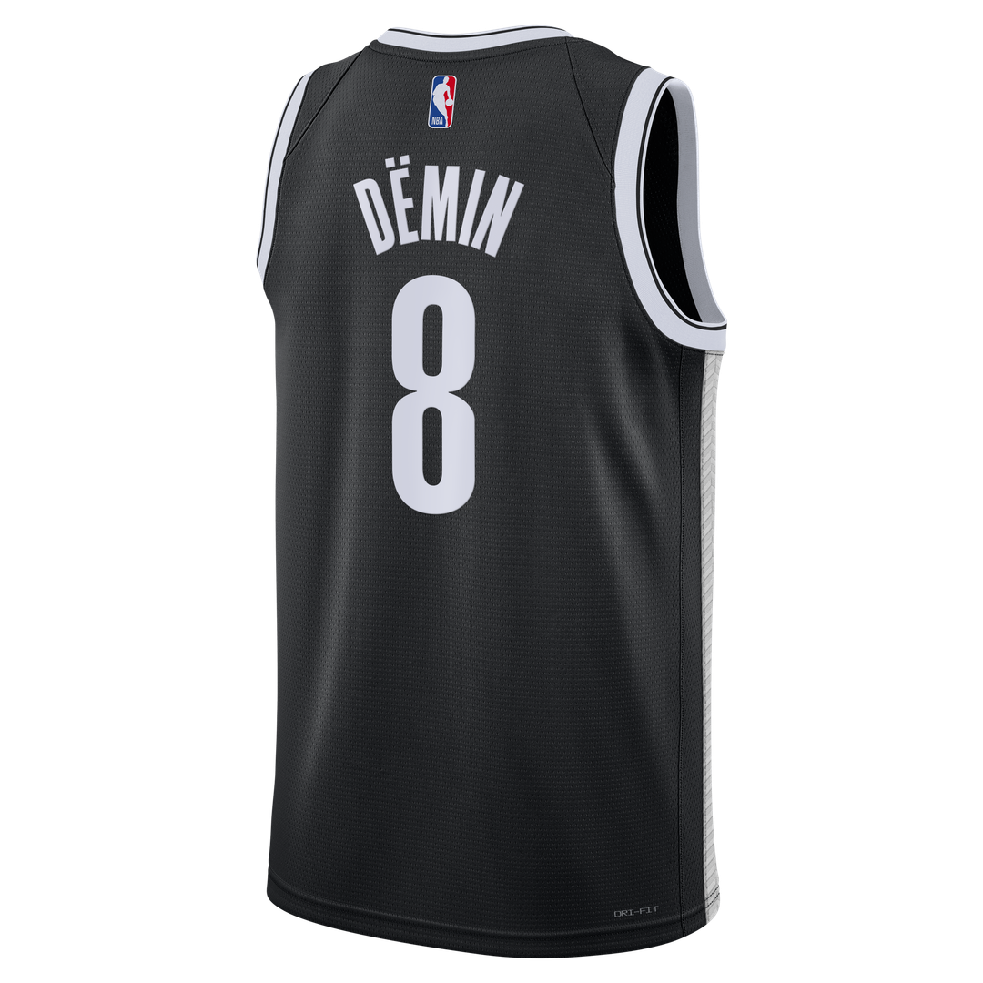 Egor Dëmin Brooklyn Nets Nike Unisex Swingman Jersey - Icon Edition - Black