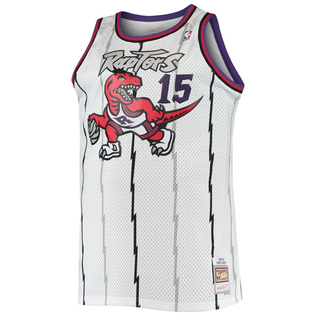 Vince Carter Toronto Raptors Mitchell & Ness 1998/99 Big & Tall Hardwood Classics Swingman Jersey - Purple