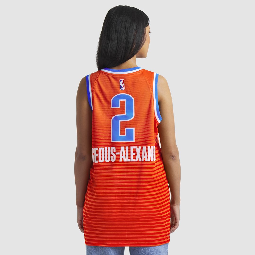 Shai Gilgeous - Alexander Oklahoma City Thunder Jordan Brand Unisex Swingman Jersey - Statement Edition - Orange