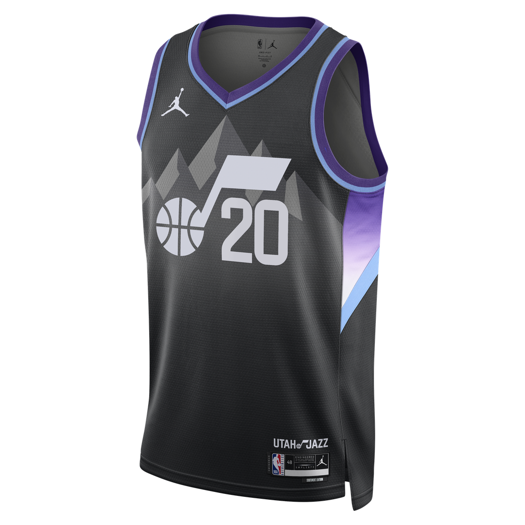 Jaren Jackson Jr. Utah Jazz Jordan Brand Unisex Swingman Jersey - Statement Edition - Black
