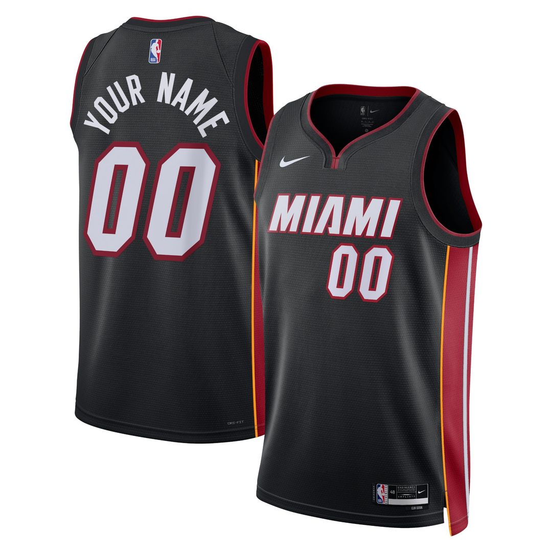 Miami Heat Nike Unisex Swingman Custom Jersey White - Association Edition