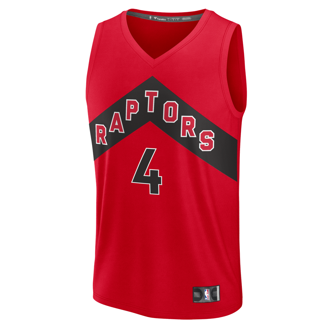 Scottie Barnes Toronto Raptors Fanatics Fast Break Replica Jersey - Icon Edition - Red
