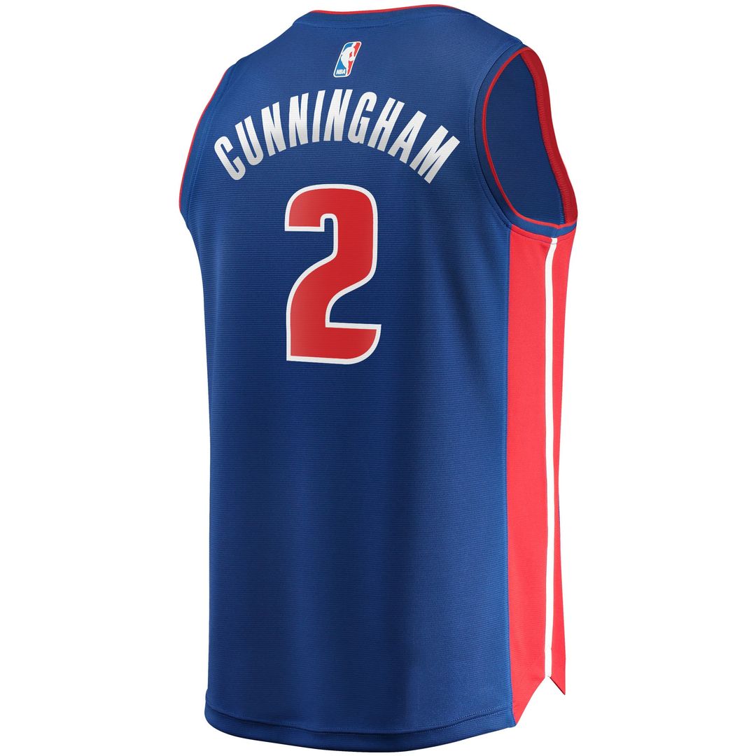 Cade Cunningham Detroit Pistons Fanatics Fast Break Replica Jersey - Icon Edition - Blue