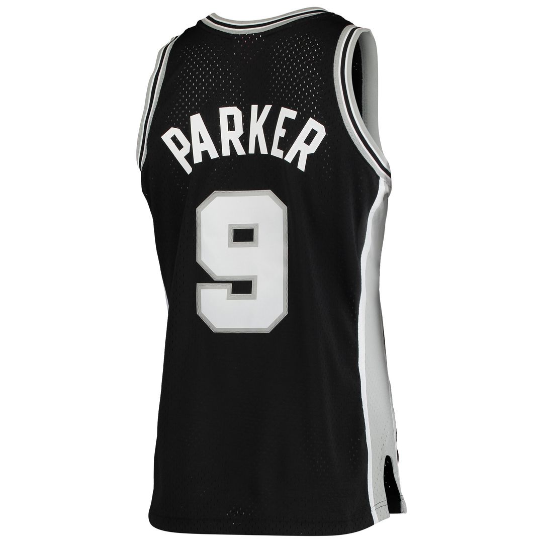 Tony Parker San Antonio Spurs Mitchell & Ness Hardwood Classics Swingman Jersey - Black
