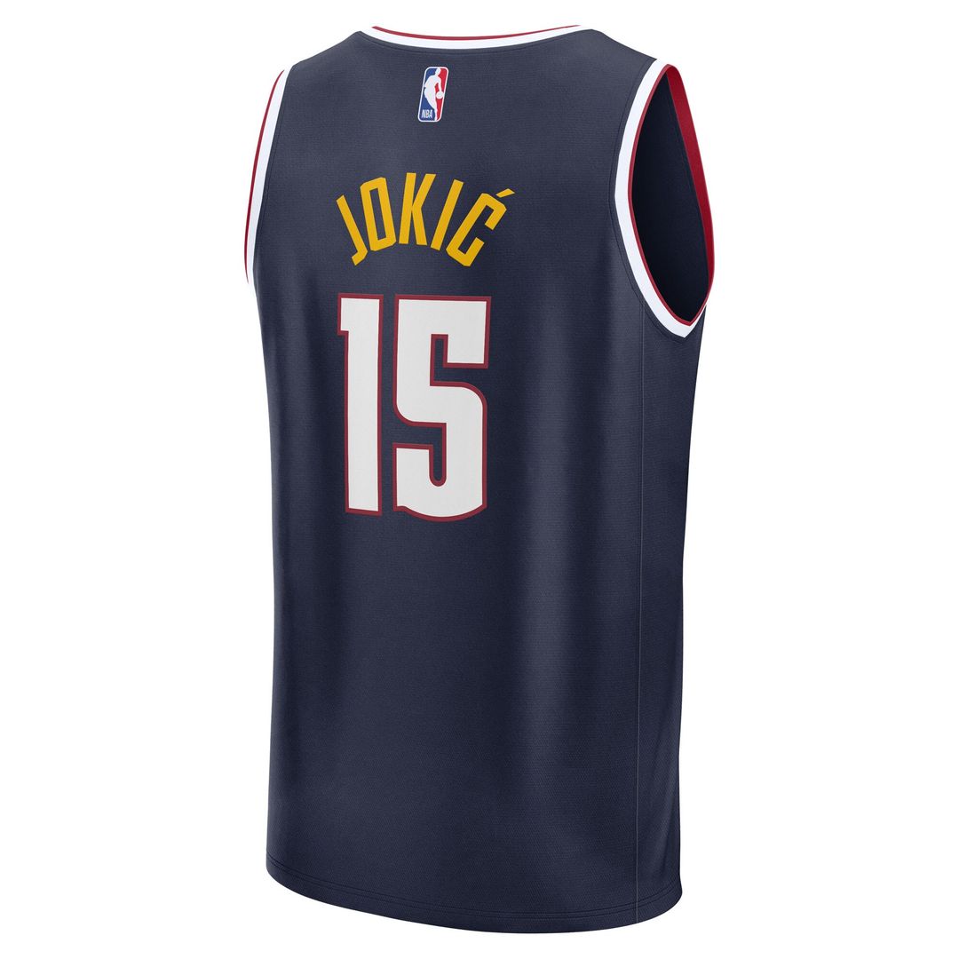 Nikola Jokic Denver Nuggets Fanatics Youth Fast Break Player Replica Jersey - Icon Edition - Navy