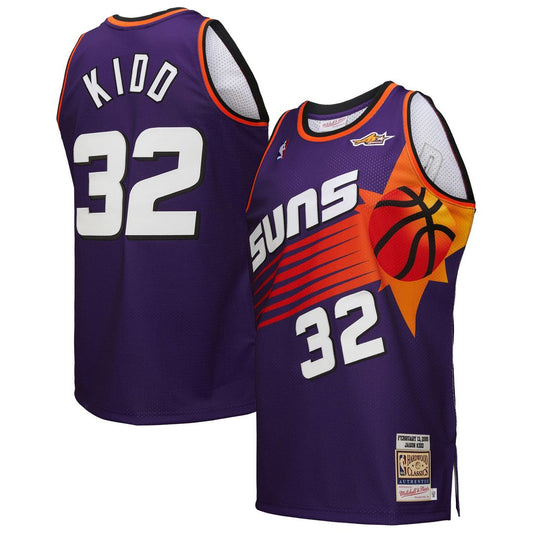 Jason Kidd Phoenix Suns Mitchell & Ness 2000 NBA All - Star Game Authentic Jersey - Purple