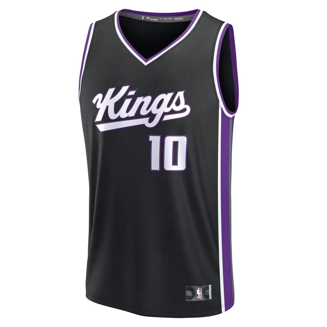 DeMar DeRozan Sacramento Kings Fanatics Youth Fast Break Player Replica Jersey - Icon Edition - Black