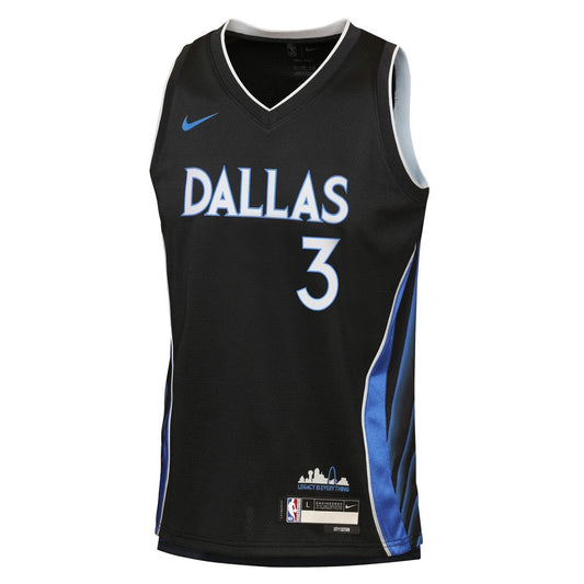Anthony Davis Dallas Mavericks Nike Youth 2025/26 City Edition Swingman Jersey - Black