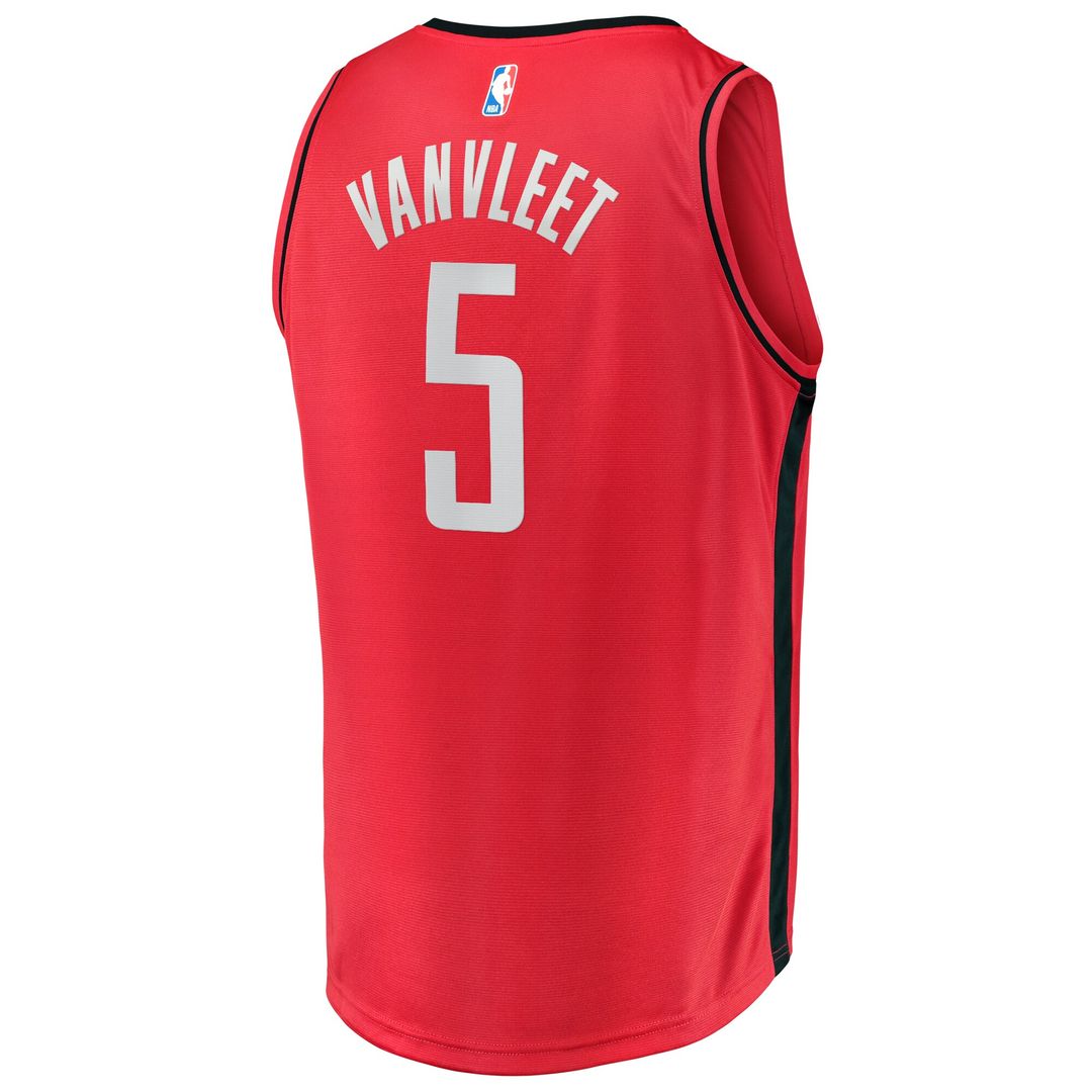 Fred VanVleet Houston Rockets Fanatics Fast Break Player Replica Jersey - Icon Edition - Red