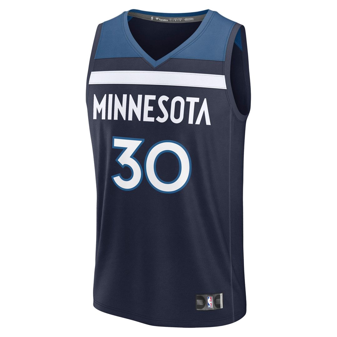 Julius Randle Minnesota Timberwolves Fanatics Fast Break Player Replica Jersey - Icon Edition - Navy
