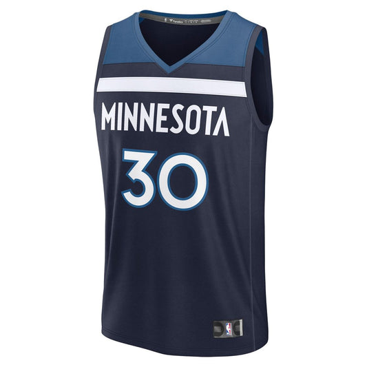 Julius Randle Minnesota Timberwolves Fanatics Fast Break Player Replica Jersey - Icon Edition - Navy