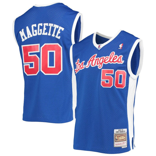 Corey Maggette LA Clippers Mitchell & Ness 2002/03 Hardwood Classics Swingman Jersey - Royal