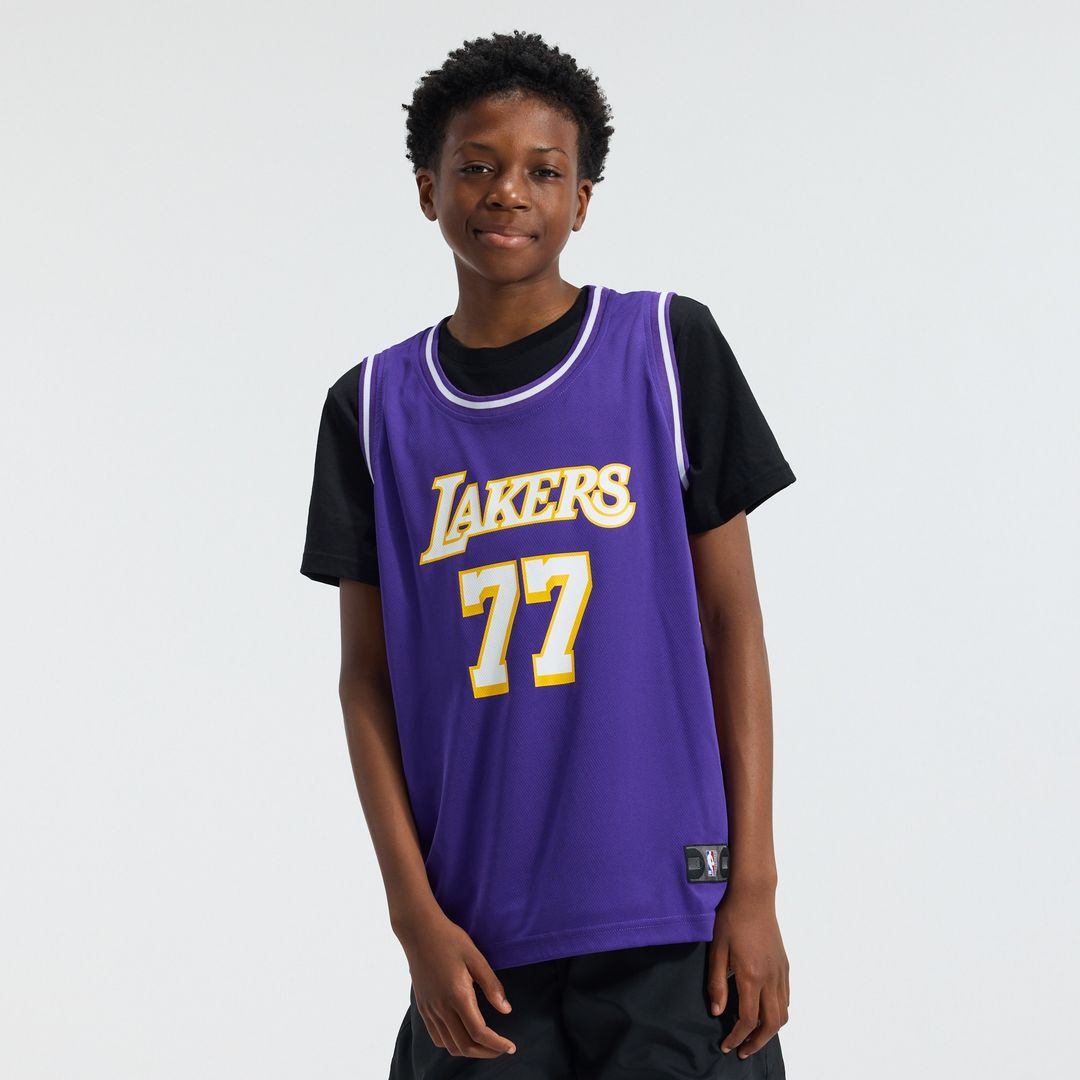 Luka Dončić Los Angeles Lakers Fanatics Youth Fast Break Jersey - Statement Edition - Purple