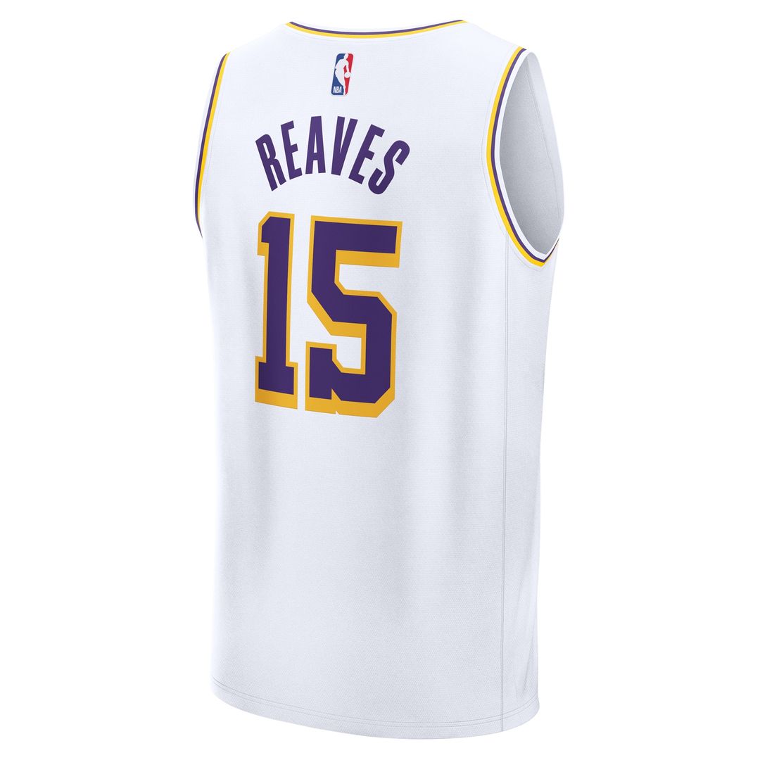 Austin Reaves Los Angeles Lakers Fanatics Fast Break Player Replica Jersey - Association Edition - White