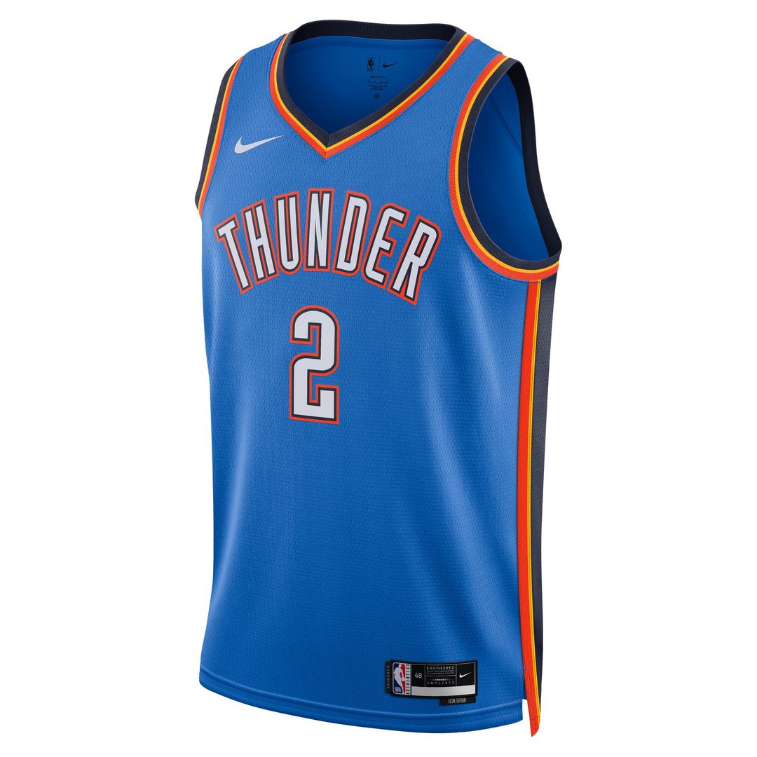Shai Gilgeous - Alexander Oklahoma City Thunder Nike Unisex Swingman Jersey - Association Edition - White