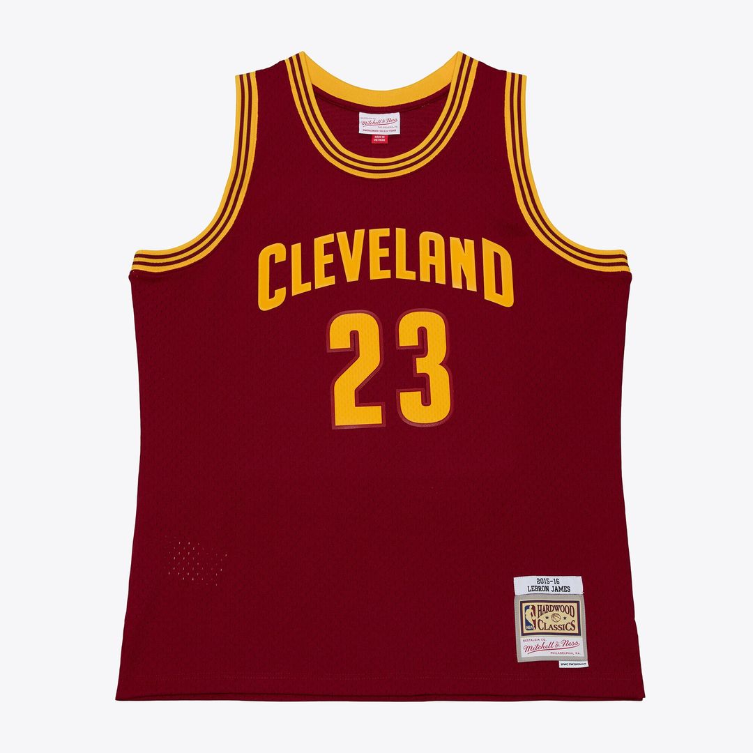 LeBron James Cleveland Cavaliers Mitchell & Ness 2015 - 16 Swingman Jersey - Wine