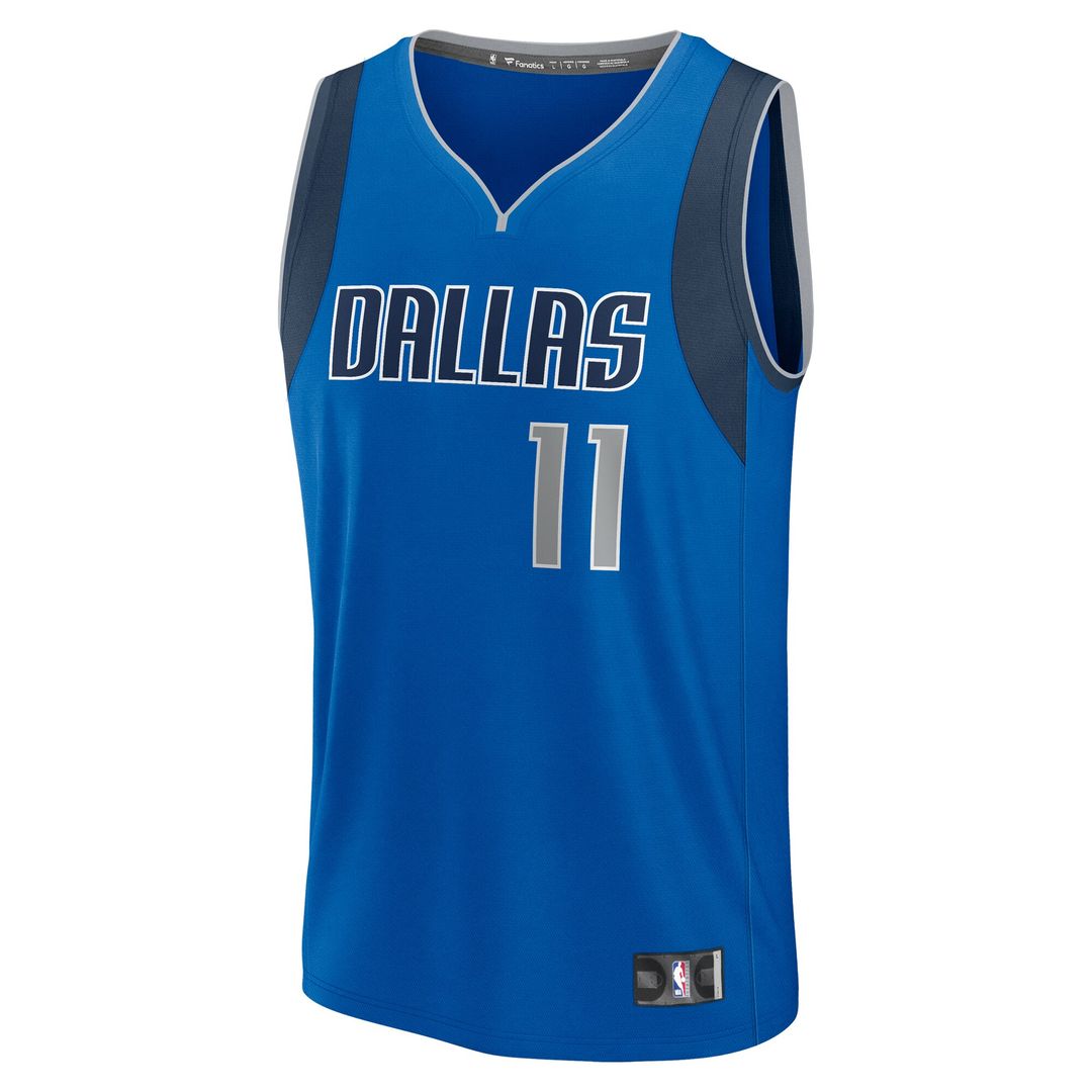 Kyrie Irving Dallas Mavericks Fanatics Youth Fast Break Player Replica Jersey - Icon Edition - Blue