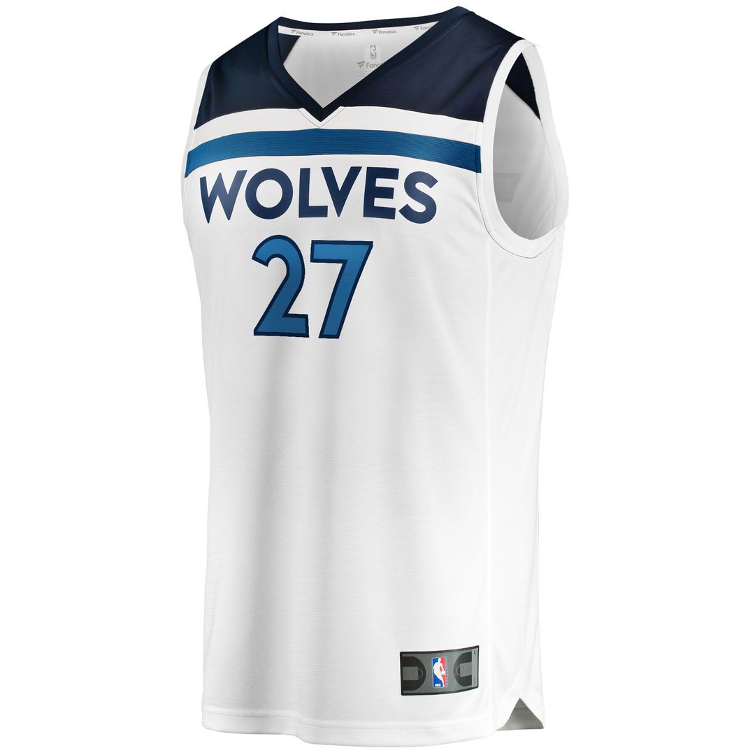 Rudy Gobert Minnesota Timberwolves Fanatics Fast Break Player Replica Jersey - Association Edition - White