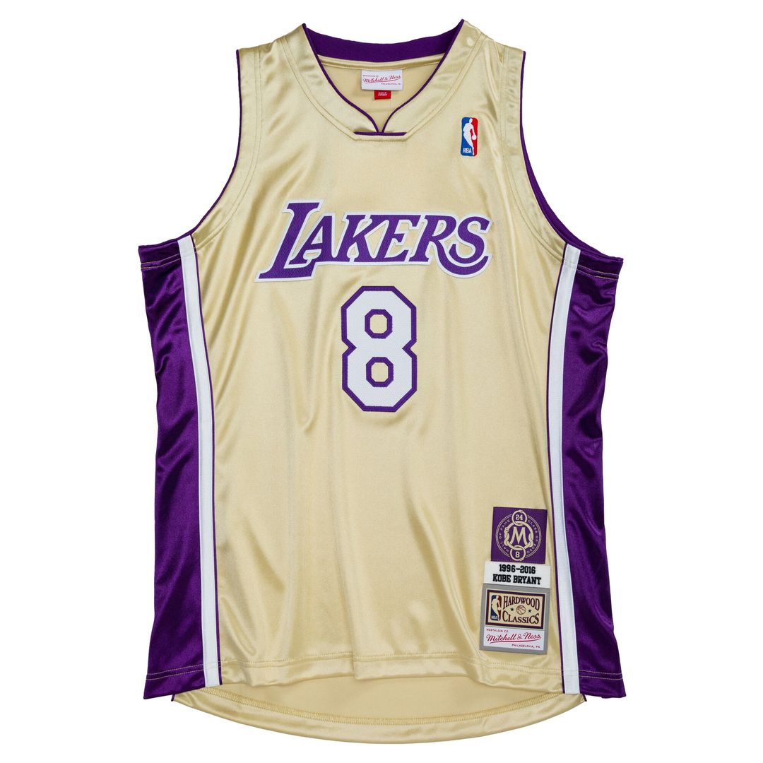 Kobe Bryant Los Angeles Lakers Mitchell & Ness Hall of Fame Class of 2020 #8 Authentic Jersey - Gold