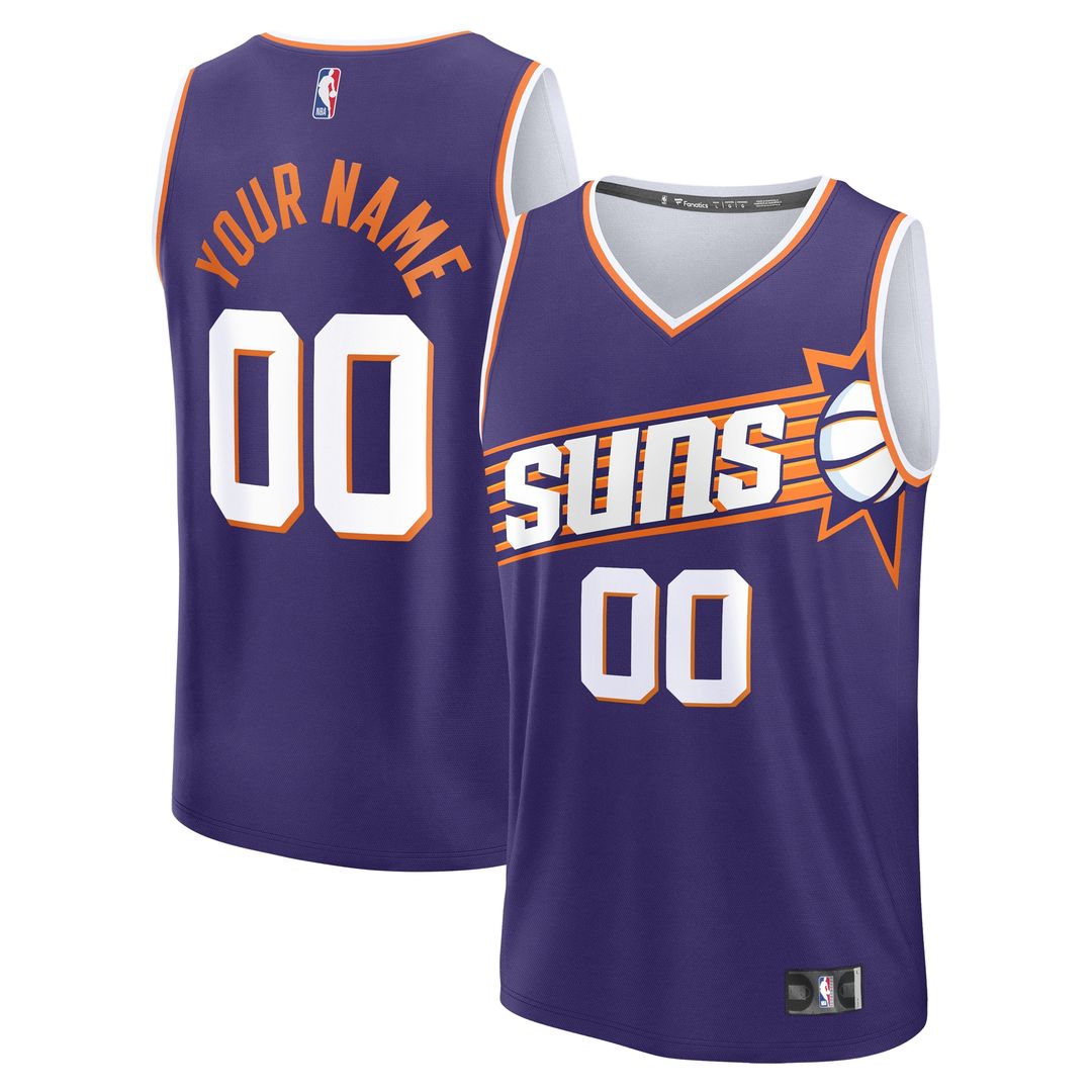 Phoenix Suns Fanatics Fast Break Custom Jersey - Icon Edition - Black