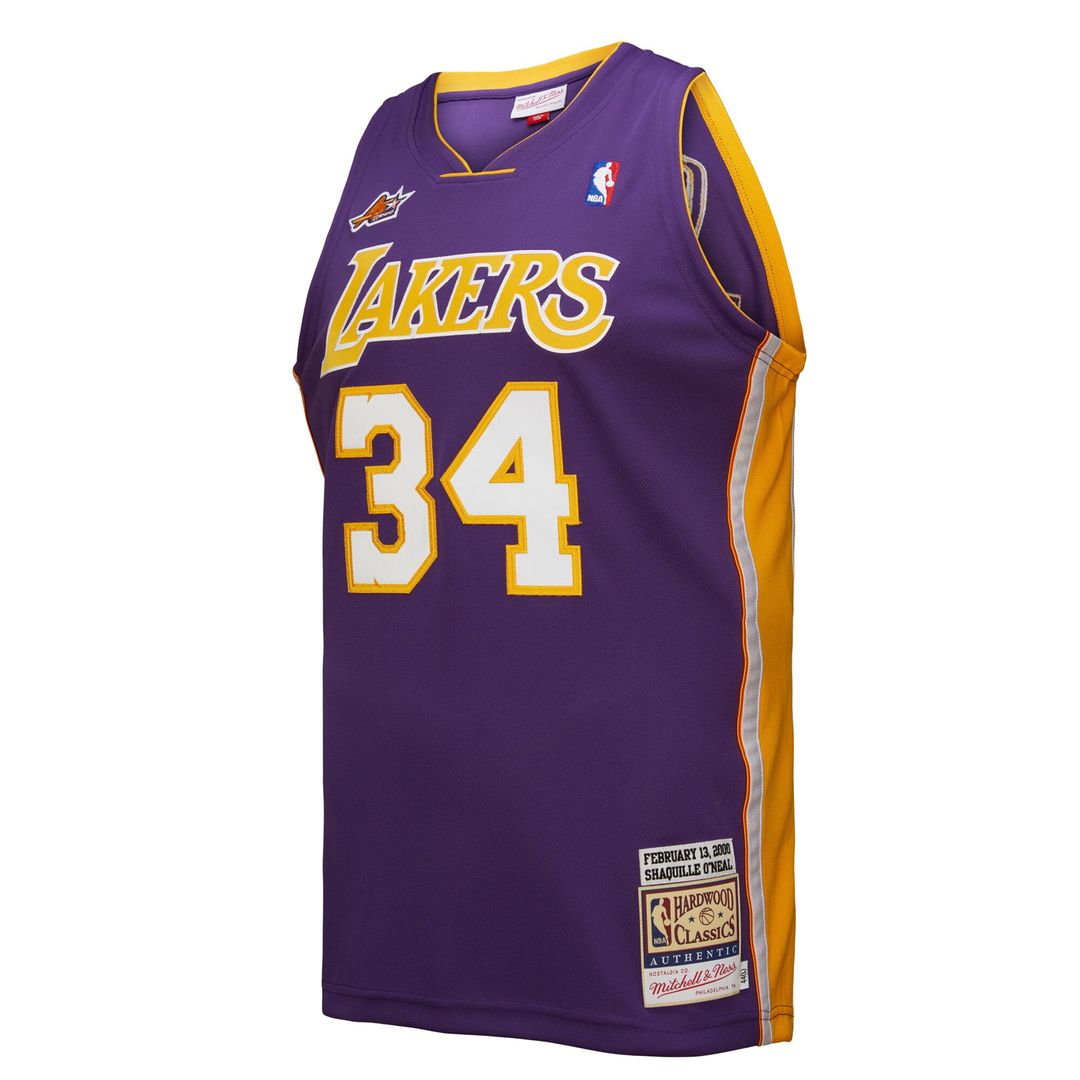 Shaquille O'Neal Los Angeles Lakers Mitchell & Ness 2000 NBA All - Star Game Authentic Jersey - Purple