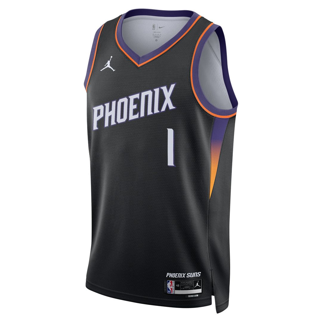 Devin Booker Phoenix Suns Jordan Brand Unisex Swingman Jersey - Statement Edition - Black