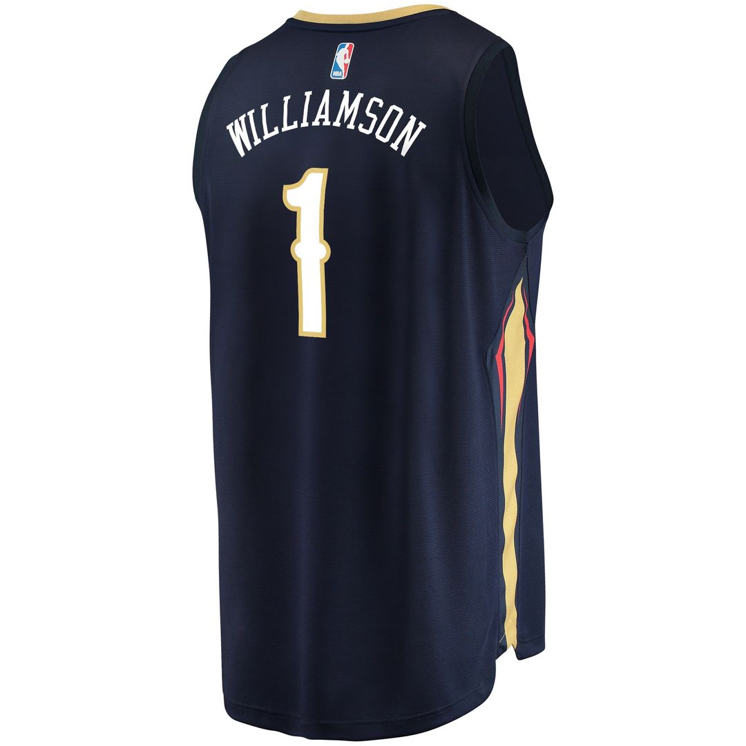 Zion Williamson New Orleans Pelicans Fanatics Replica Fast Break Jersey White - Association Edition