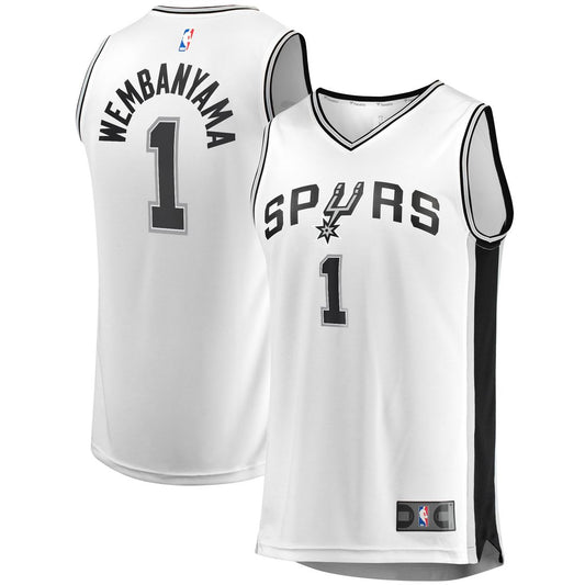 Victor Wembanyama San Antonio Spurs Fanatics Youth Fast Break Player Replica Jersey - Association Edition - White