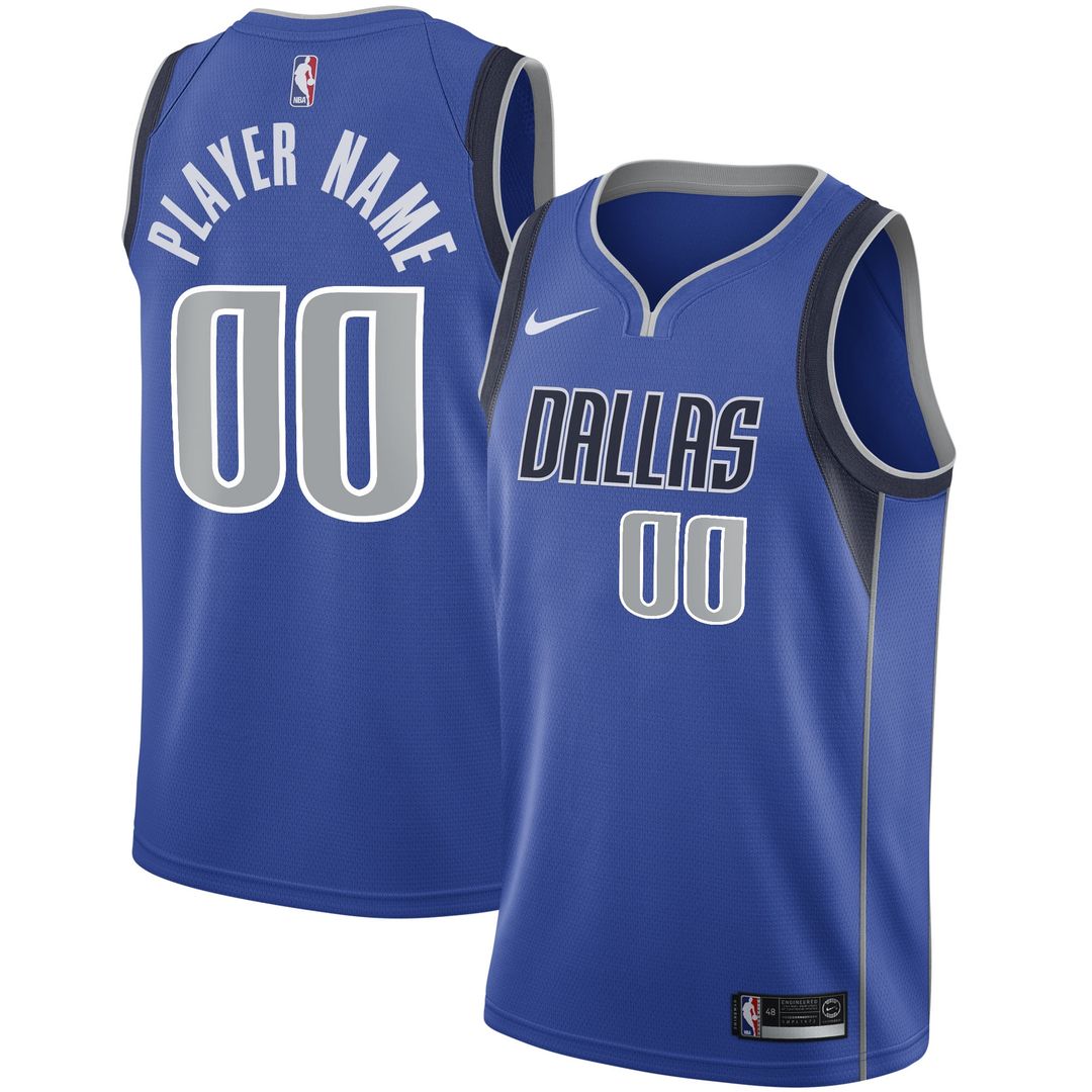 Dallas Mavericks Nike 2020/21 Swingman Custom Jersey - Association Edition - White