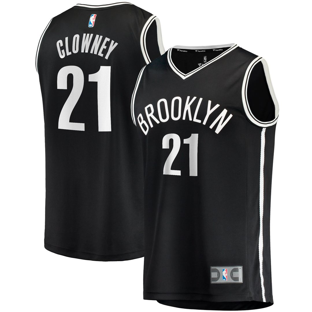 Noah Clowney Brooklyn Nets Fanatics Youth Fast Break Replica Jersey - Icon Edition - Black