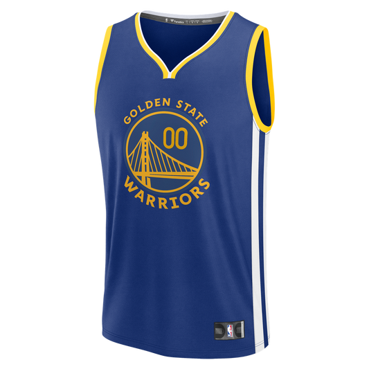 Golden State Warriors Fanatics Fast Break Custom Jersey - Icon Edition - Royal