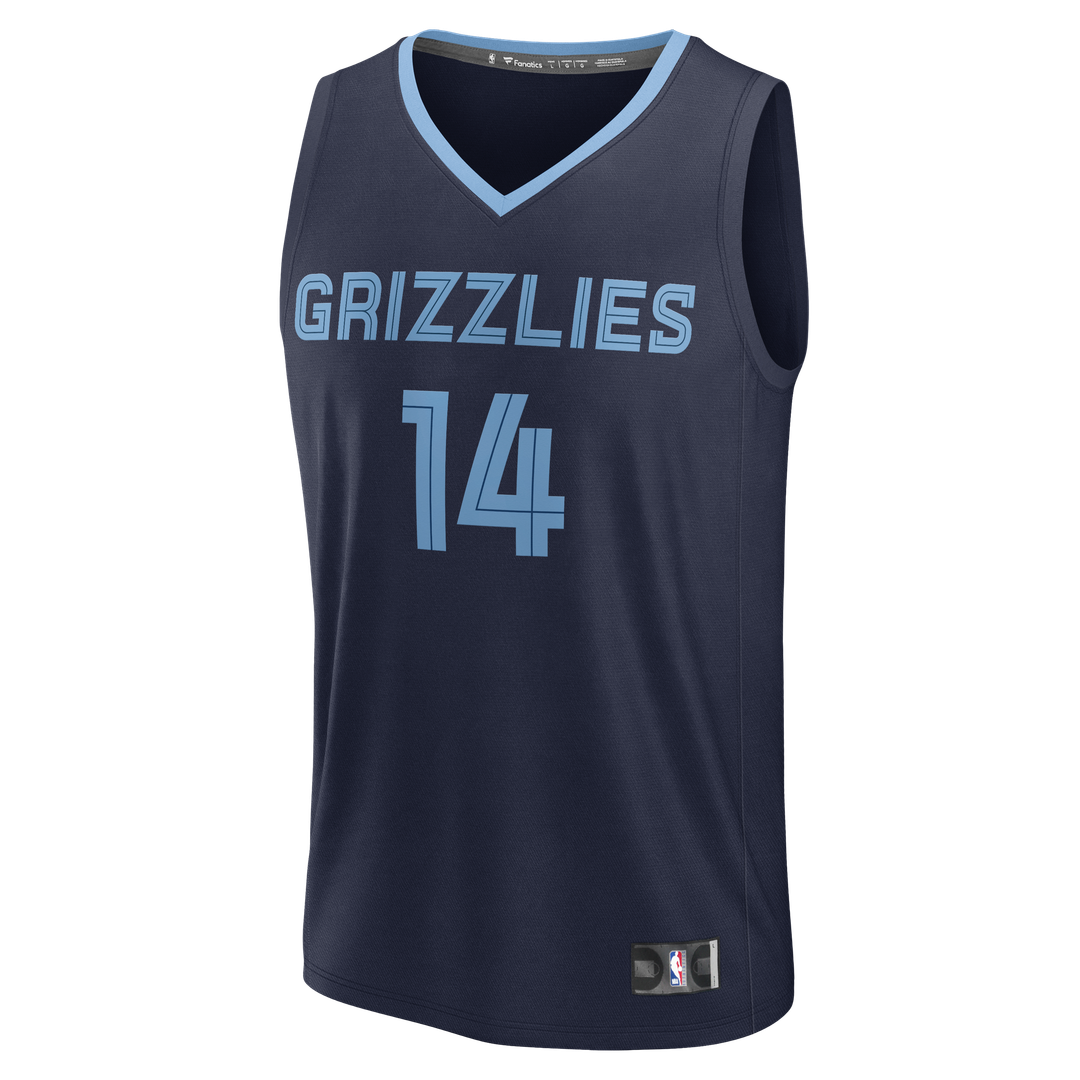 Zach Edey Memphis Grizzlies Fanatics Fast Break Replica Jersey - Icon Edition - Navy