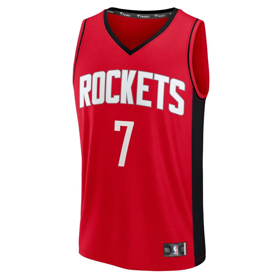 Kevin Durant Houston Rockets Fanatics Youth Fast Break Player Replica Jersey - Icon Edition - Red