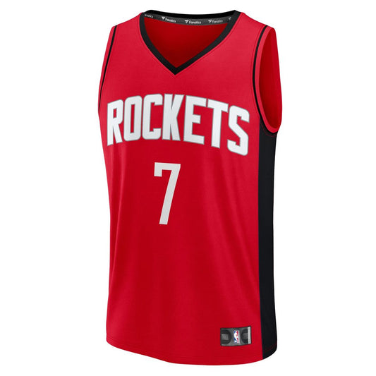 Kevin Durant Houston Rockets Fanatics Youth Fast Break Player Replica Jersey - Icon Edition - Red