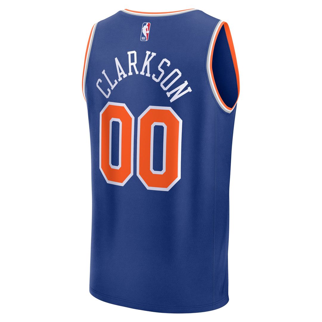 Jordan Clarkson New York Knicks Fanatics Youth Fast Break Player Replica Jersey - Icon Edition - Blue