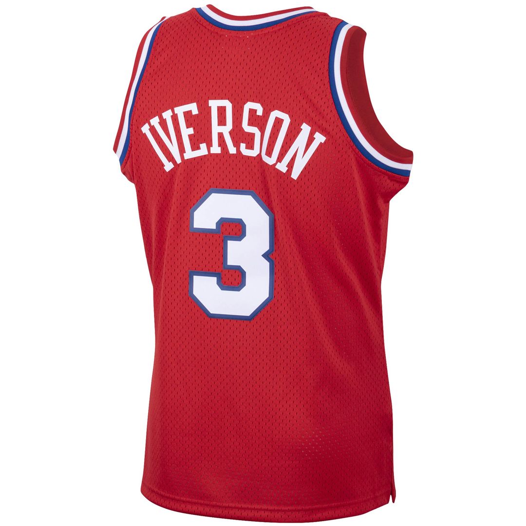 Allen Iverson Philadelphia 76ers Mitchell & Ness 2002/03 Hardwood Classics Swingman Jersey - White