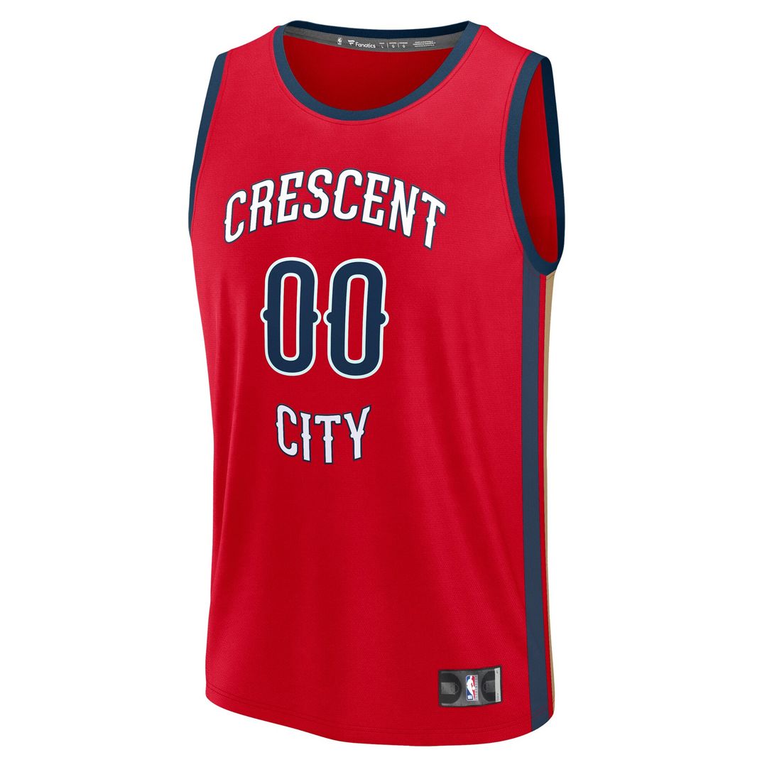 New Orleans Pelicans Fanatics Fast Break Custom Jersey - Icon Edition - Navy