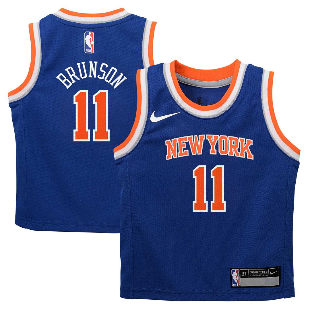 Jalen Brunson New York Knicks Nike Preschool Replica Swingman Jersey - Icon Edition - Blue