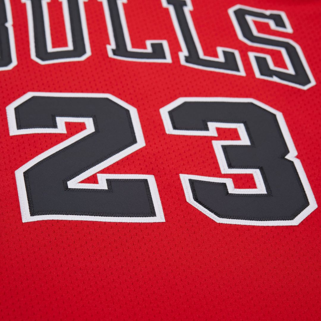 Michael Jordan Chicago Bulls Mitchell & Ness 1996/97 Throwback Authentic Jersey - Red