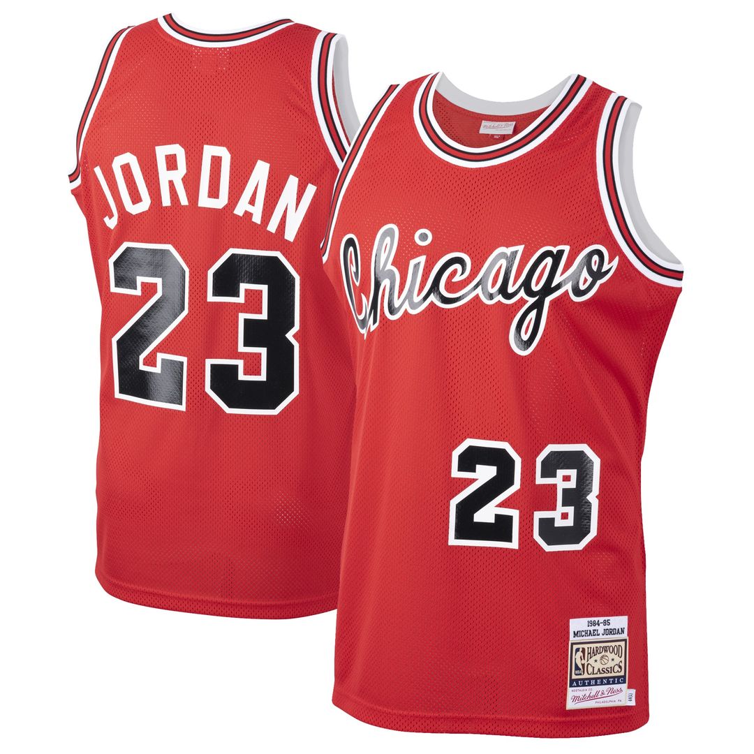 Michael Jordan Chicago Bulls Mitchell & Ness 1984/85 Hardwood Classics Rookie Authentic Jersey - White