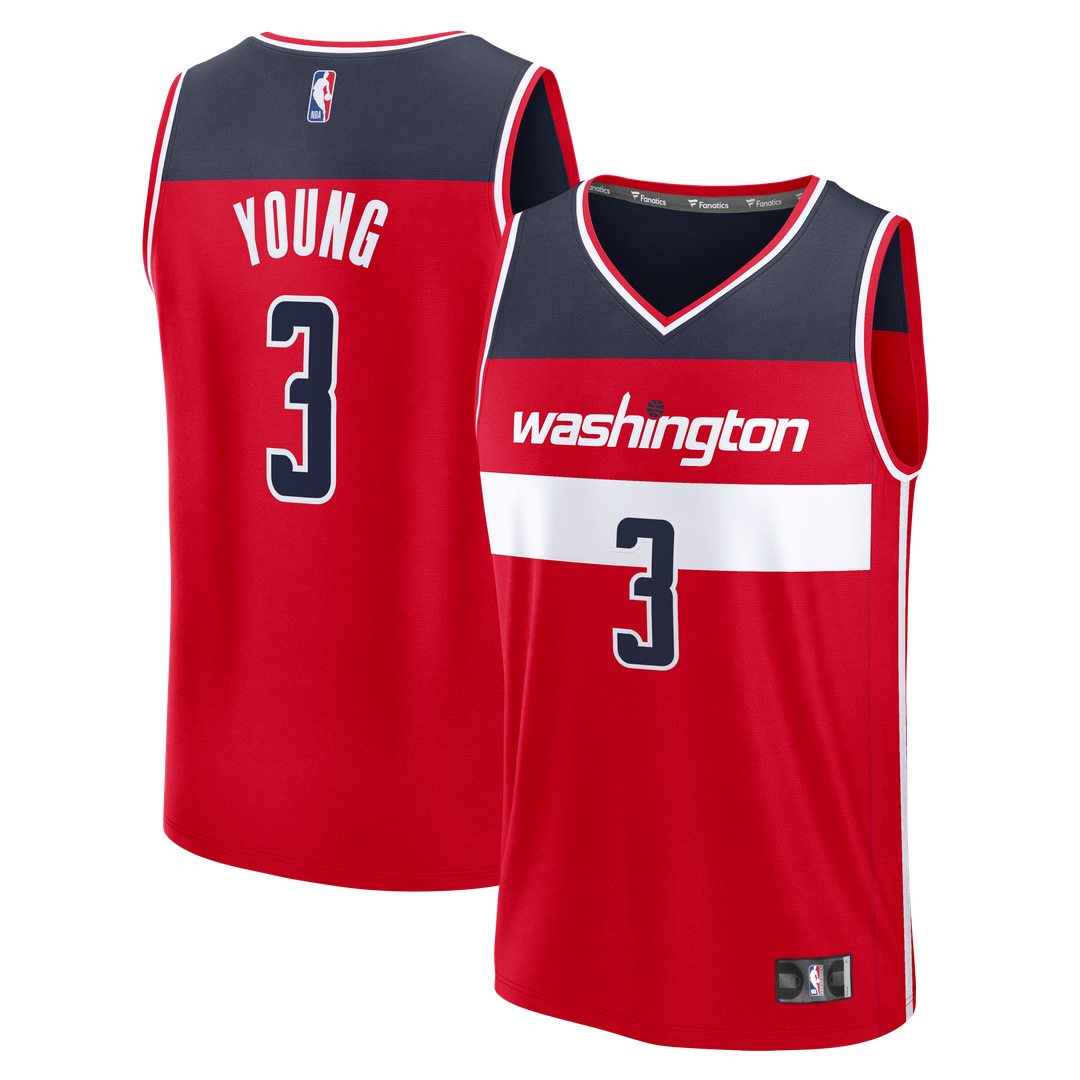 Trae Young Washington Wizards Fanatics Fast Break Jersey - Icon Edition - Red