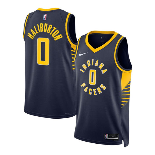 Tyrese Haliburton Indiana Pacers Nike Unisex Swingman Jersey - Icon Edition - Navy