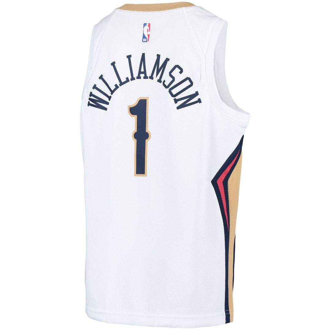 Zion Williamson New Orleans Pelicans Nike Youth Player Swingman Jersey - Association Edition - White