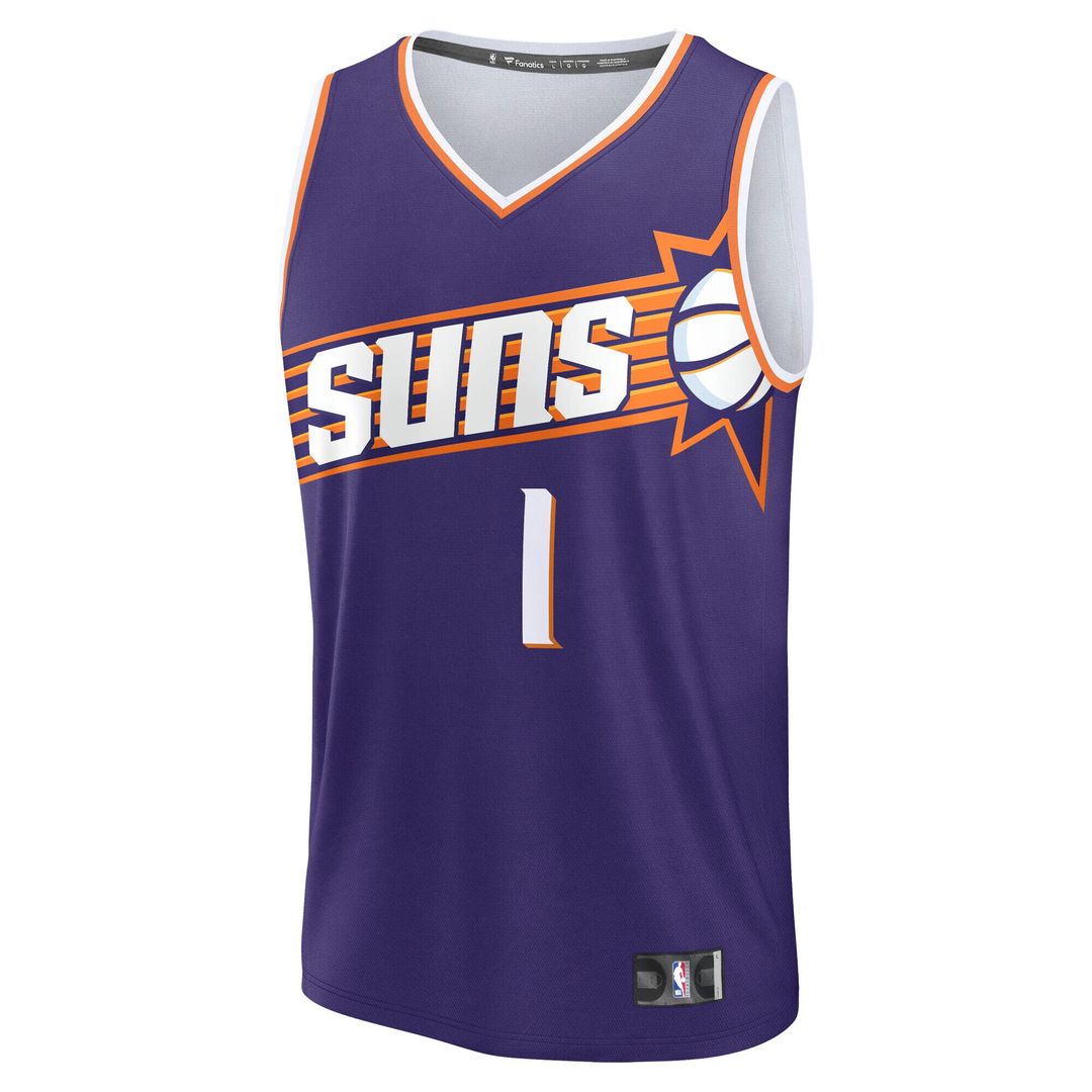 Devin Booker Phoenix Suns Fanatics Youth Fast Break Player Jersey - Icon Edition - Purple