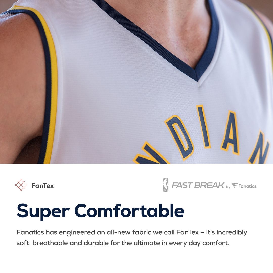 Indiana Pacers Fanatics Women's Fast Break Custom Jersey Navy - Icon Edition